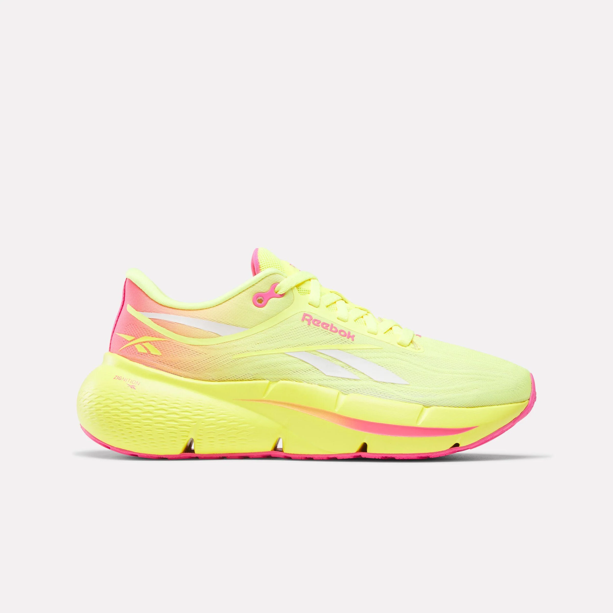 Reebok Footwear Women Zignition Running Shoes ELECTRIC YELLOW/ATOMIC PINK/CH