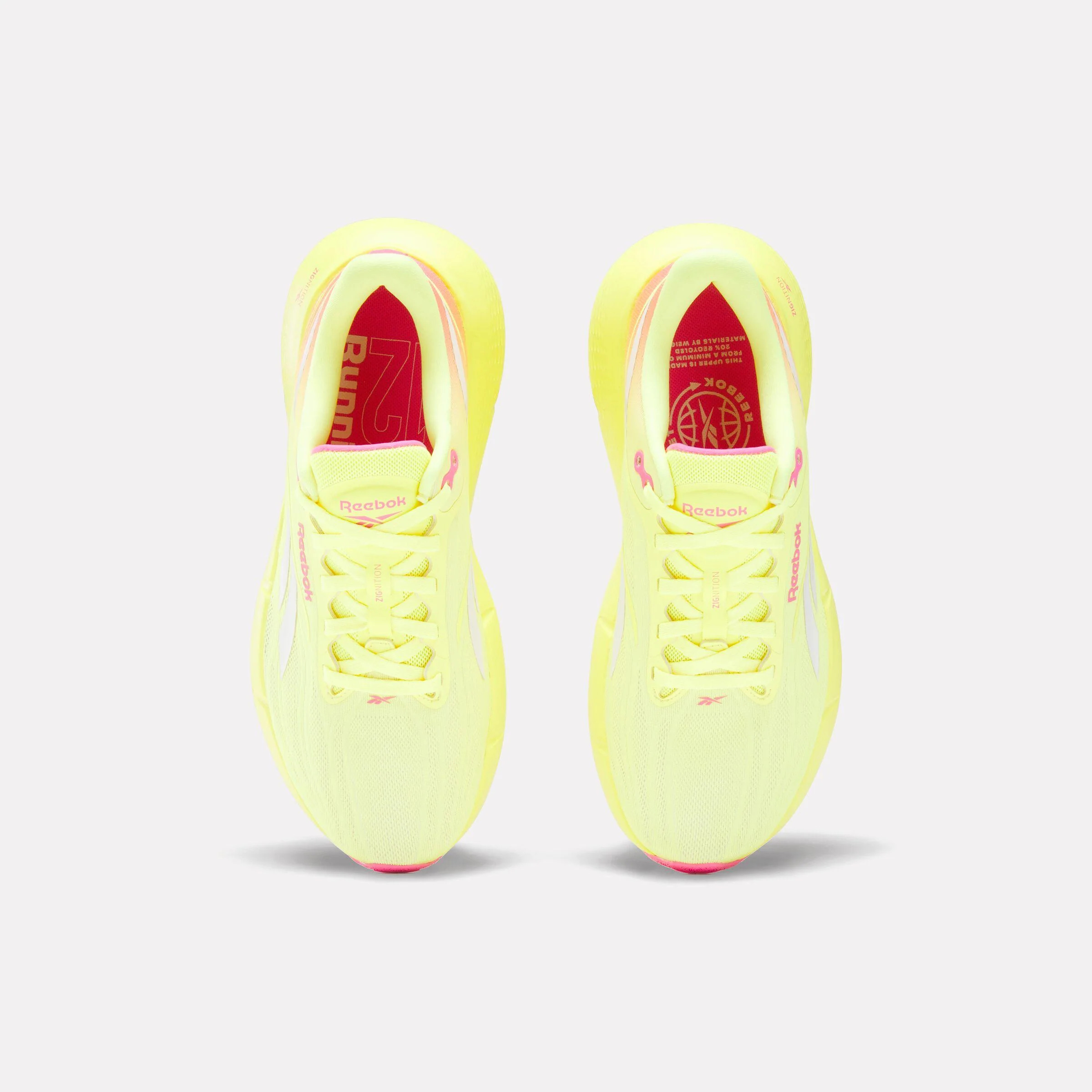 Reebok Footwear Women Zignition Running Shoes ELECTRIC YELLOW/ATOMIC PINK/CH - Image 5